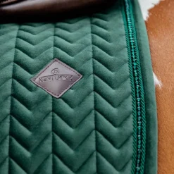 Tapis De Selle|Tapis Cso/ Mixtes*Kentucky Horsewear - Tapis de selle Velvet Pearls sapin Vert