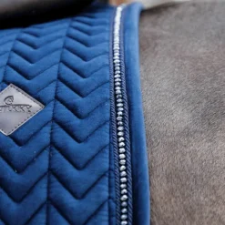 Dressage|Tapis De Dressage*Kentucky Horsewear - Tapis de dressage Velvet Pearls Marine