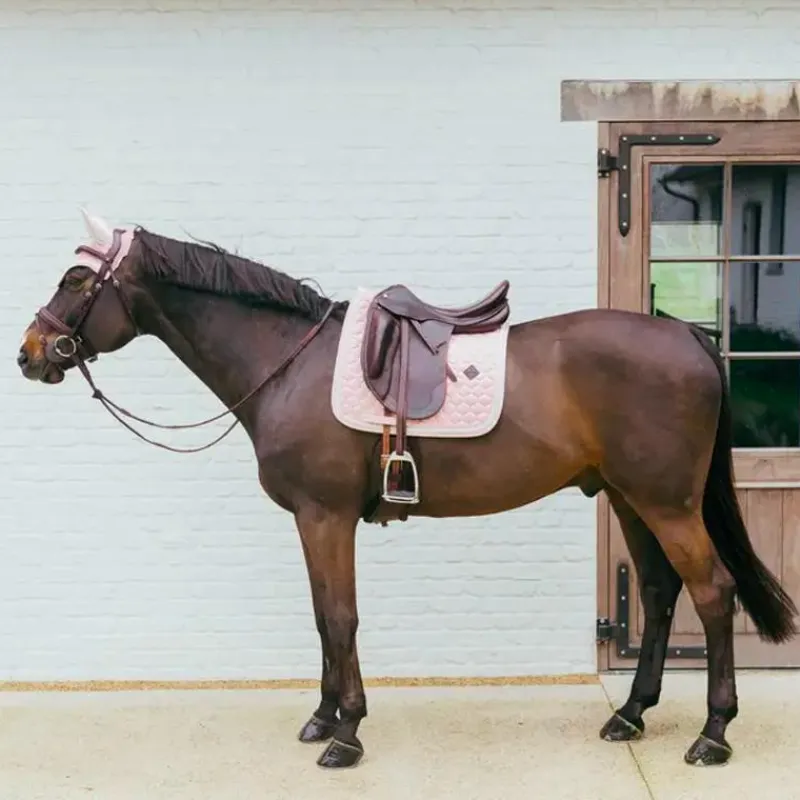Dressage|Tapis De Selle*Kentucky Horsewear - Tapis de dressage Plaited Cord pâle Rose