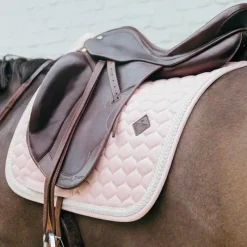 Dressage|Tapis De Selle*Kentucky Horsewear - Tapis de dressage Plaited Cord pâle Rose