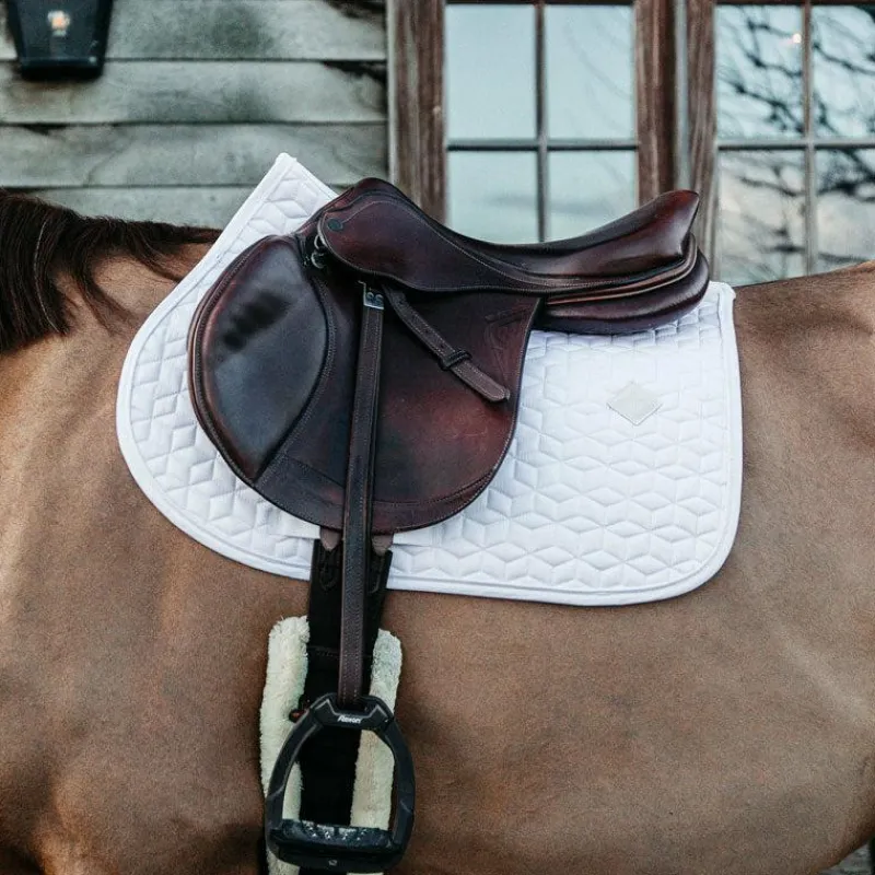 Tapis Cso/ Mixtes|Tapis De Selle*Kentucky Horsewear - Tapis de selle basic Blanc