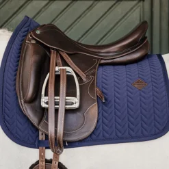 Tapis De Dressage|Tapis De Selle*Kentucky Horsewear - Tapis de dressage Fishbone Marine