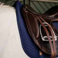 Tapis De Dressage|Tapis De Selle*Kentucky Horsewear - Tapis de dressage Fishbone Marine