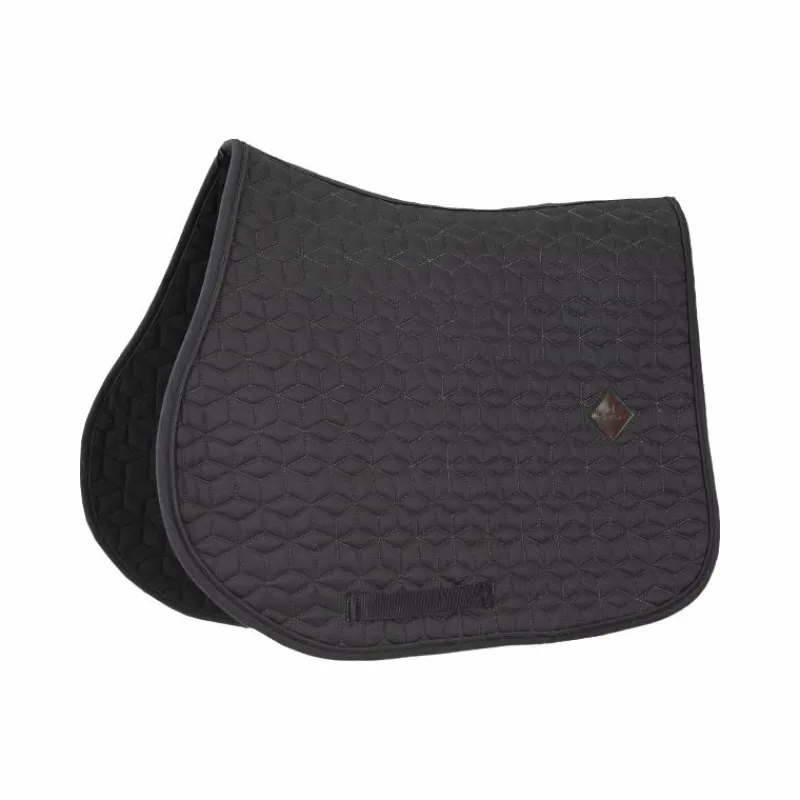 Clearance - Tapis de selle Basic anthracite Tapis Cso/ Mixtes|Tapis De Selle
