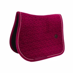 Tapis De Selle|Tapis Cso/ Mixtes*Kentucky Horsewear - Tapis de selle Velvet jumping Fuchsia Rose