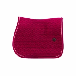 Tapis De Selle|Tapis Cso/ Mixtes*Kentucky Horsewear - Tapis de selle Velvet jumping Fuchsia Rose