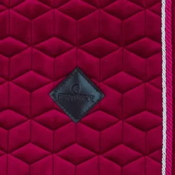 Tapis De Selle|Tapis Cso/ Mixtes*Kentucky Horsewear - Tapis de selle Velvet jumping Fuchsia Rose
