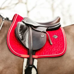 Tapis De Selle|Tapis Cso/ Mixtes*Kentucky Horsewear - Tapis de selle Velvet jumping Rouge