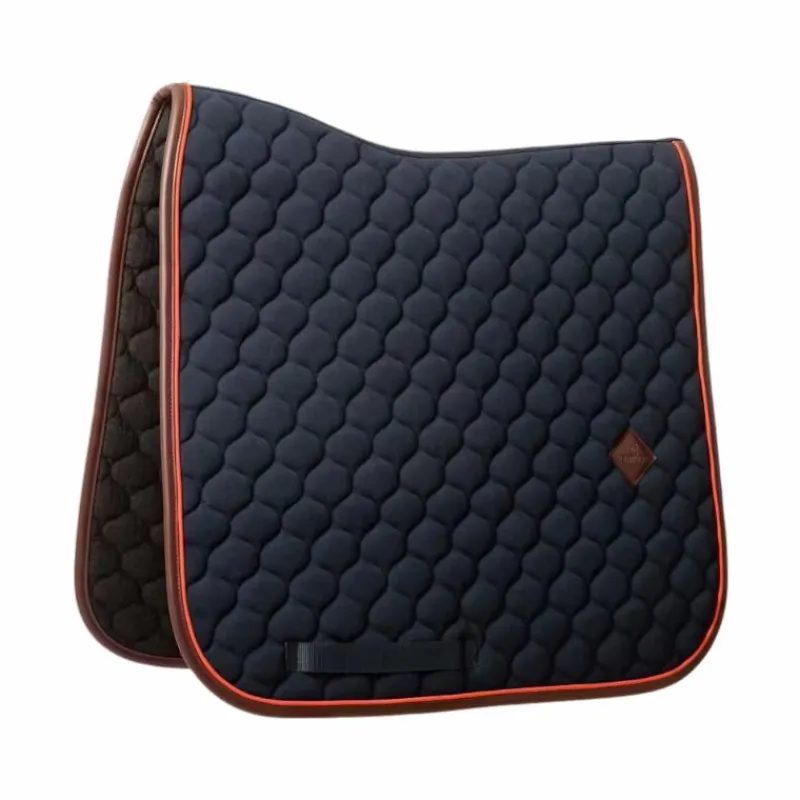 Dressage|Tapis De Dressage*Kentucky Horsewear - Tapis de dressage Onion Quilt Leather Neon Marine