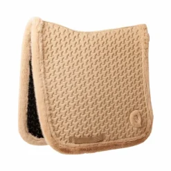 Dressage|Tapis De Dressage*Kentucky Horsewear - Tapis de dressage fausse fourrrure tressée Beige