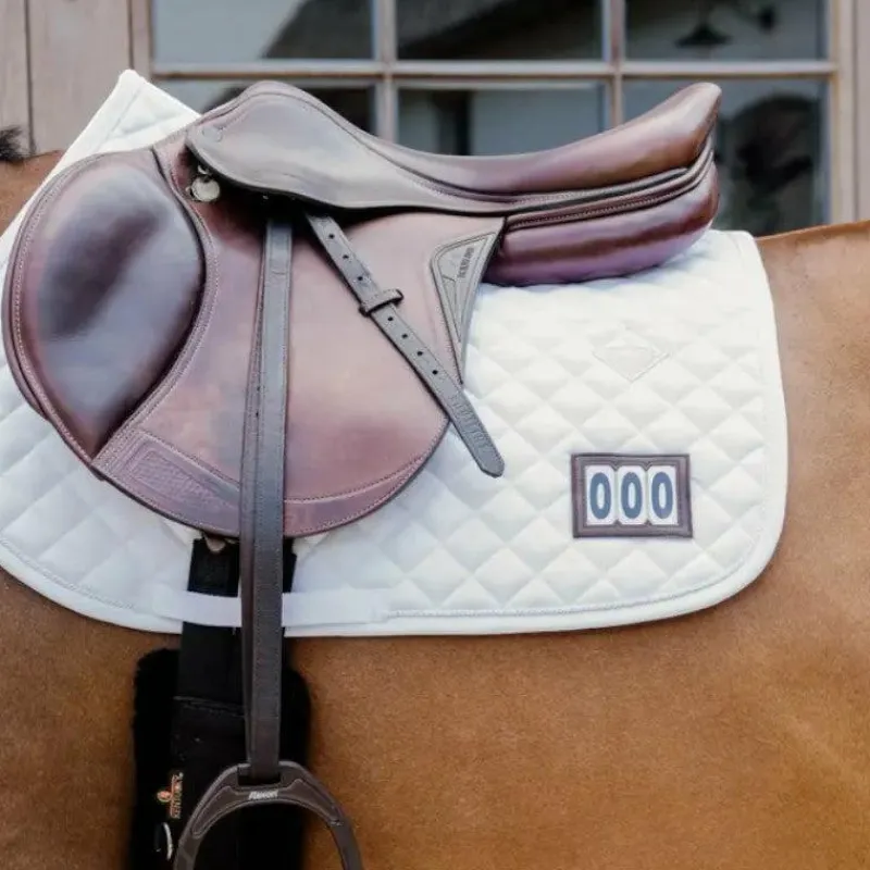 Tapis Cso/ Mixtes|Tapis De Selle*Kentucky Horsewear - Tapis de selle Diamond Competition 2 numéros Blanc