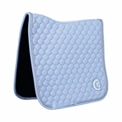 Tapis De Dressage|Tapis De Selle*Kentucky Horsewear - Tapis de dressage 3D logo Onion Quilt clair Bleu