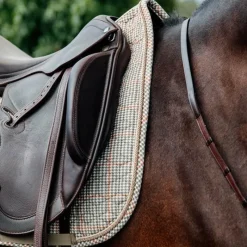 Dressage|Tapis De Dressage*Kentucky Horsewear - Tapis de dressage Pied de Poule Beige