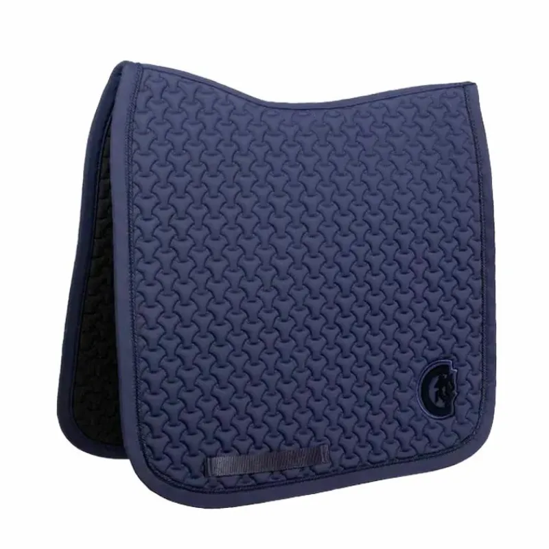 Tapis De Dressage|Tapis De Selle*Kentucky Horsewear - Tapis de dressage 3D logo Marine