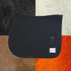 Tapis Cso/ Mixtes|Tapis De Selle*Kentucky Horsewear - Tapis de selle Fishbone Competition Noir