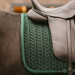 Dressage|Tapis De Dressage*Kentucky Horsewear - Tapis de dressage Velvet Pearls sapin Vert