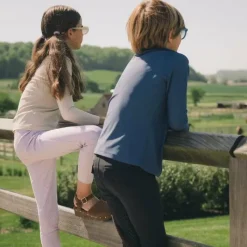 T-Shirts Et Baselayers*Kentucky Horsewear - T-shirt d'entraînement Barcelona Kids garçon manches longues Marine