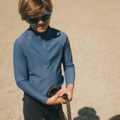 T-Shirts Et Baselayers*Kentucky Horsewear - T-shirt d'entraînement Barcelona Kids garçon manches longues Marine