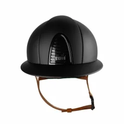 Casques D'Équitation À Visière Polo|Casques D'Équitation*KEP - Casque Cromo 2.0 matt polo jugulaire beige Noir