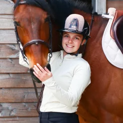 Best - Casque Cromo 2.0 shine pink galaxy polo diamond Casques D'Équitation À Visière Polo|Casques D'Équitation