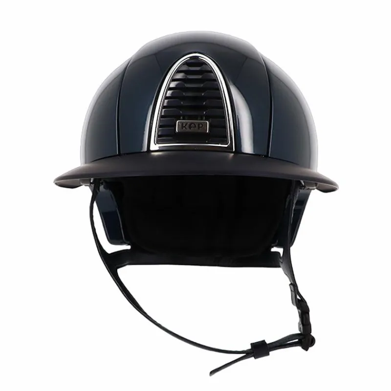 Casques D'Équitation À Visière Polo|Casques D'Équitation*KEP - Casque Cromo 2.0 shine bleu polo Marine