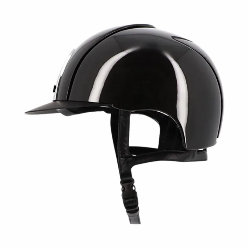 Casques D'Équitation À Visière Standard|Casques D'Équitation*KEP - Casque Cromo 2.0 shine visière standard Noir