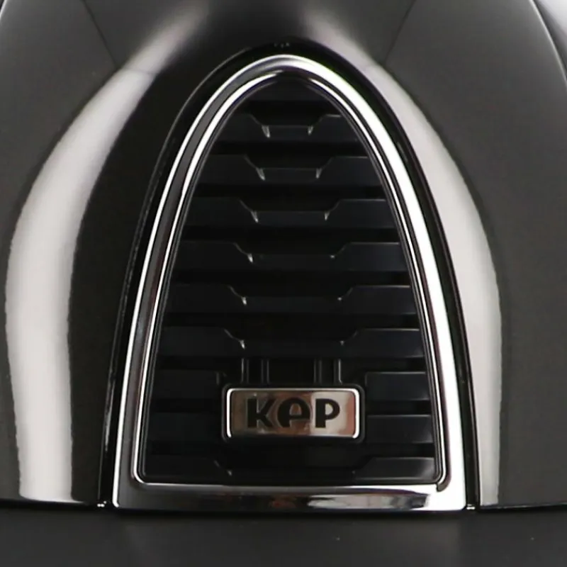 Casques D'Équitation À Visière Standard|Casques D'Équitation*KEP - Casque Cromo 2.0 shine visière standard Noir