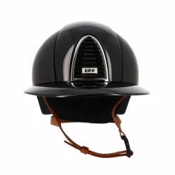 Casques D'Équitation À Visière Polo|Casques D'Équitation*KEP - Casque Cromo 2.0 textile polo polish black jugulaire beige Noir