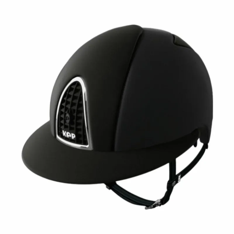 Casques D'Équitation À Visière Polo|Casques D'Équitation*KEP - Casque d'équitation Cromo Textile visière polo Noir