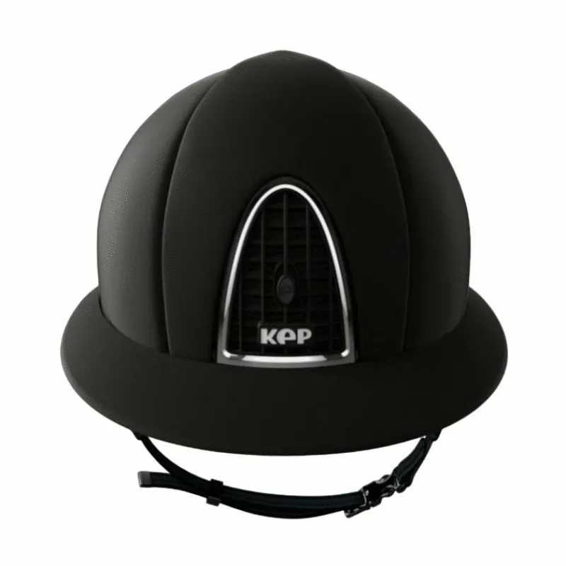 Casques D'Équitation À Visière Polo|Casques D'Équitation*KEP - Casque d'équitation Cromo Textile visière polo Noir