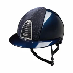 Casques D'Équitation À Visière Polo|Casques D'Équitation*KEP - Casque d'équitation Cromo 2.0 édition limitée Shine Galassia blue visière polo Bleu