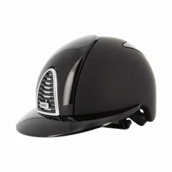 Online - Casque d'équitation Cromo 2.0 Textile/ Polish visière polo Casques D'Équitation|Cso