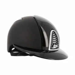 Online - Casque d'équitation Cromo 2.0 Textile/ Polish visière polo Casques D'Équitation|Cso