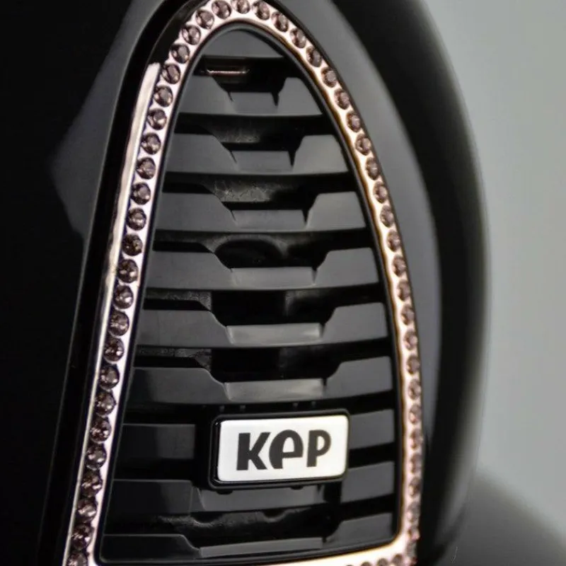 Hot - Casque d'équitation Cromo 2.0 édition limitée Shine Padova black Swarovski visière polo Casques D'Équitation À Visière Polo|Casques D'Équitation