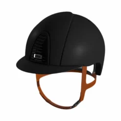 Casques D'Équitation À Visière Standard|Casques D'Équitation*KEP - Casque d'équitation Cromo 2.0 matt jugulaire beige visière standard Noir