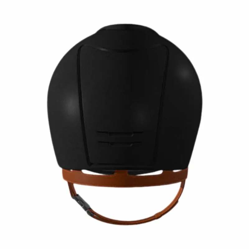 Casques D'Équitation À Visière Standard|Casques D'Équitation*KEP - Casque d'équitation Cromo 2.0 matt jugulaire beige visière standard Noir