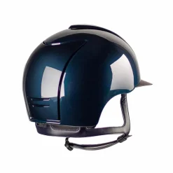Casques D'Équitation|Cso*KEP - Casque d'équitation Cromo 2.0 Shine blue visière standard Marine