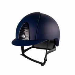 Clearance - Casque d'équitation Cromo 2.0 Matt blue visiere standard Casques D'Équitation|Casques D'Équitation À Visière Standard