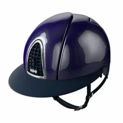 Casques D'Équitation À Visière Polo|Casques D'Équitation*KEP - Casque d'équitation Cromo Shine visière polo Marine