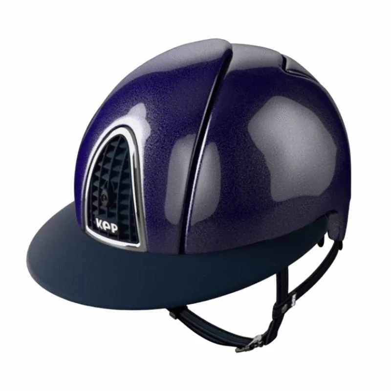 Casques D'Équitation À Visière Polo|Casques D'Équitation*KEP - Casque d'équitation Cromo Shine visière polo Marine