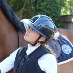 Casques D'Équitation À Visière Polo|Casques D'Équitation*KEP - Casque d'équitation Cromo Shine visière polo Marine