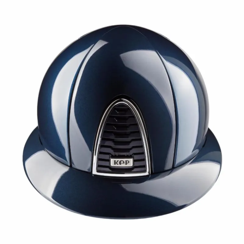 Casques D'Équitation À Visière Polo|Casques D'Équitation*KEP - Casque d'équitation Cromo 2.0 New Shine blue visière polo Bleu