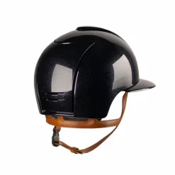 Casques D'Équitation À Visière Polo|Casques D'Équitation*KEP - Casque d'équitation Cromo 2.0 Diamond black polo jugulaire beige Noir