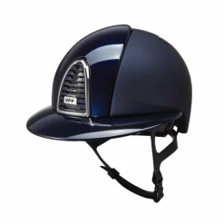 Casques D'Équitation À Visière Polo|Casques D'Équitation*KEP - Casque d'équitation Cromo 2.0 textile polo polish blue Bleu