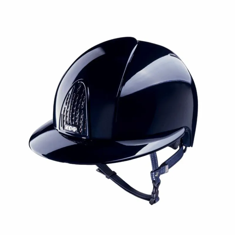 Casques D'Équitation À Visière Polo|Casques D'Équitation*KEP - Casque d'équitation Smart polish visière polo Marine
