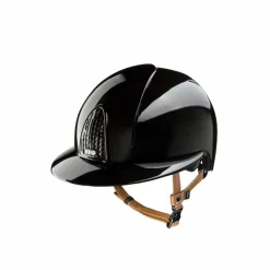 Edition Limitée - Casque d'équitation Smart polish visière polo jugulaire beige Casques D'Équitation À Visière Polo|Casques D'Équitation