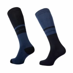 Chaussettes D'Équitation*Kingsland - Chaussettes d'équitation KLMiko Coolmax (x2) blue sargasso sea Bleu