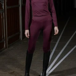 Leggings D'Équitation*Kingsland - Legging d'équitation femme KLValerie winetasting Bordeaux