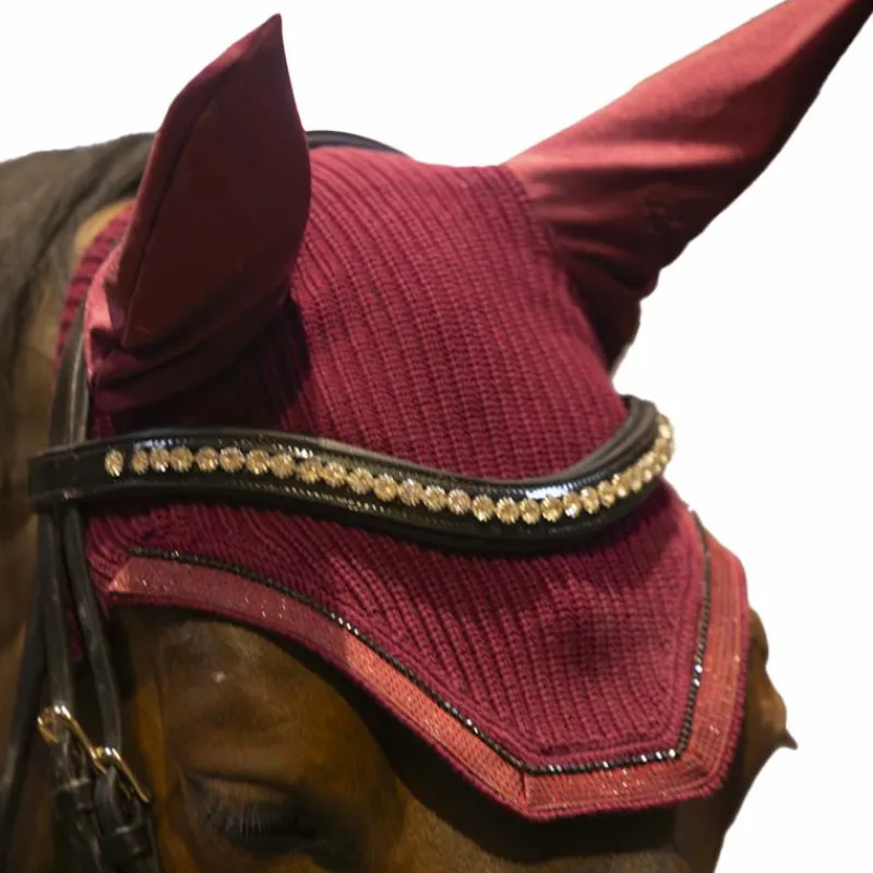 Bonnets Pour Chevaux*Lami-cell - Bonnet pour chevaux Galaxy Bordeaux
