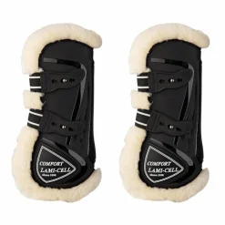 Guêtres Ouvertes Poneys|Guêtres Ouvertes*Lami-cell - Guêtres ouvertes Confort Bambou Noir